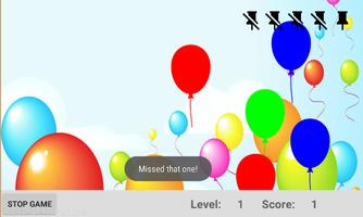 balloon pop game capture d'écran 1