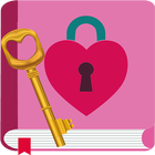 Diary with lock آئیکن