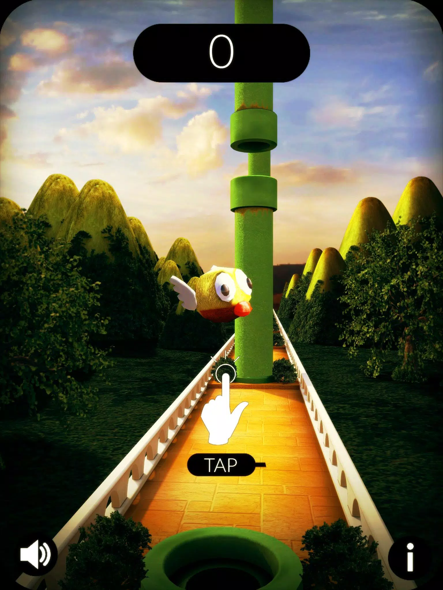 Flappy 3D - Bird's Eye Epic flappy bird APK + Mod for Android.
