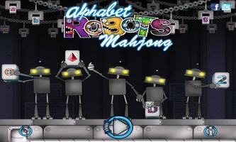 Alphabet Robots Mahjong Free Affiche