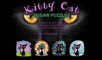 Kitty Cat Jigsaw Puzzles الملصق