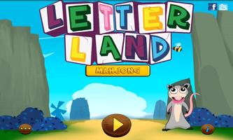 Letter Land Mahjong HD Free Affiche