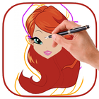 Draw Winx icon