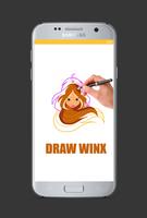 Draw Winx الملصق