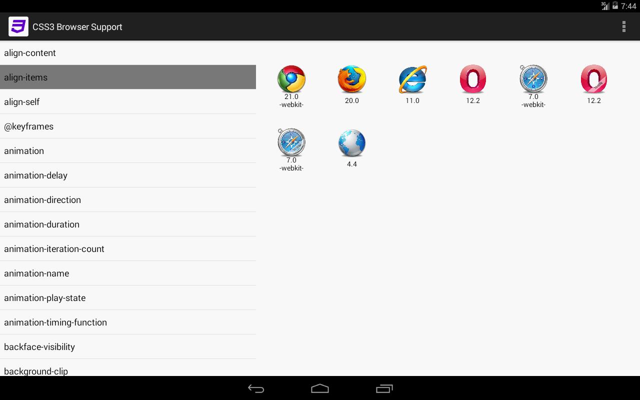 Android 3 browser Android 3 browser