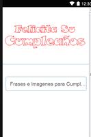 Frases e Imagenes Cumpleaños โปสเตอร์