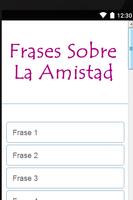 frases sobre la amistad Poster