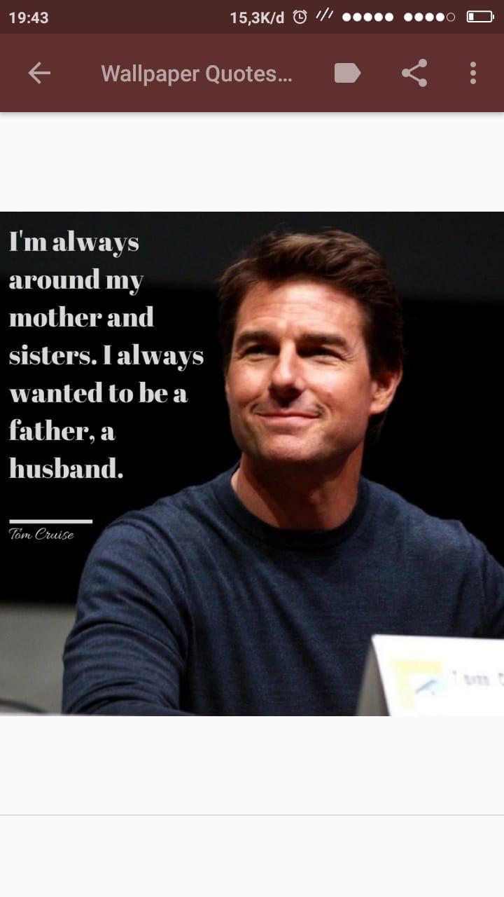Tom Cruise Wallpaper Quotes HD for Android - APK Download