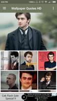 Daniel Radcliffe Wallpaper Quotes HD постер