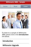 Millionaire MBA - Free Sample capture d'écran 1