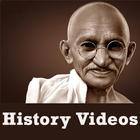 Mahatma Gandhi History Videos icône