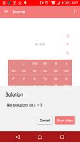 Math and Equation Auto Solver Affiche