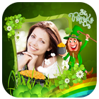 Patrick Day Photo frame Irish آئیکن