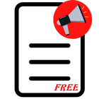 TTVR:Text to Voice Reader Free आइकन