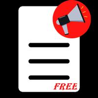 TTVR:Text to Voice Reader Free penulis hantaran