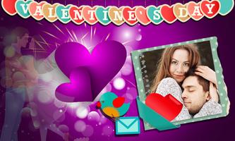 Valentine Day Photo greetings poster