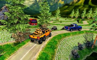 6x6 offroad real hill climb driving imagem de tela 3