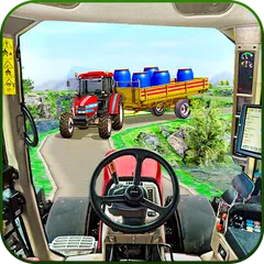 Real farming cargo tractor sim APK download