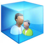 Lista de contatos 3d ícone