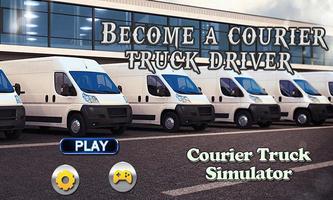 Courier Truck Simulator Affiche