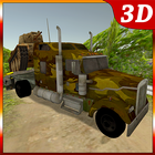 Army Tank 3D Transporter Truck ikona