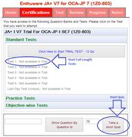 OCAJP SCJP JAVA Certification capture d'écran 1