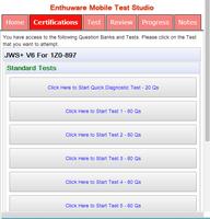OCE Web Services Certification capture d'écran 1