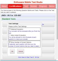 OCE Web Services Certification capture d'écran 2