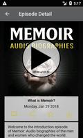Memoir: Audio Biographies Affiche