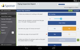 Spotter Inspection App Screenshot 2