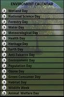 Environment Calendar Ekran Görüntüsü 1
