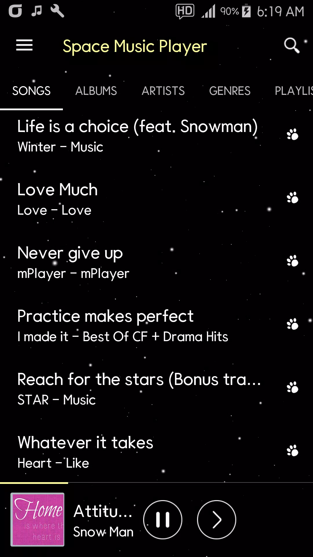 Space mp3 music player APK for Android Download