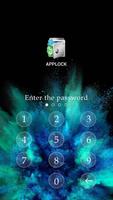 Tema hermoso del color para Applock captura de pantalla 1