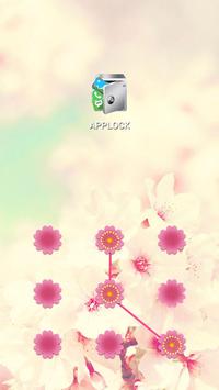AppLock Theme Beautiful Flowers poster