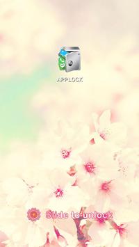 AppLock Theme Beautiful Flowers screenshot 2