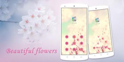 Beau thème Fleurs Pour AppLock capture d'écran 3