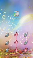 Schmetterlingsthema Applock Plakat