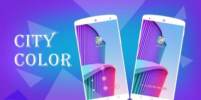 AppLock Theme City Color स्क्रीनशॉट 3