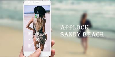 AppLock Theme Sandy Beach capture d'écran 3