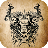 AppLock Theme Skull Zeichen