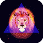 AppLock Theme Colorful Lion Zeichen