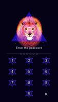 AppLock Theme Colorful Lion Screenshot 1