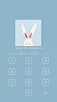 AppLock Theme Cute Rabbit Screenshot 1