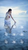 Bali Beach Thema für Applock Plakat