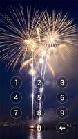 AppLock Theme Fireworks اسکرین شاٹ 1