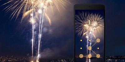 AppLock Theme Fireworks اسکرین شاٹ 3