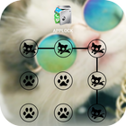Nettes Katzen-Thema für Applock Zeichen