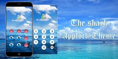 AppLock Theme The Shark captura de pantalla 3