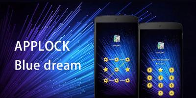 AppLock Theme Blue Dream syot layar 3