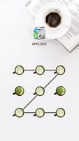 Kaffee Zeit Thema für Applock Plakat